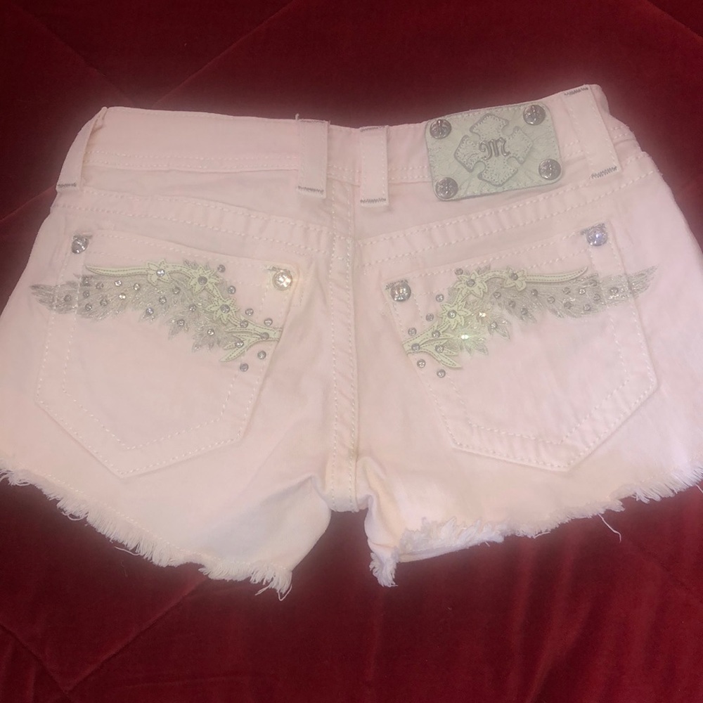 NWOT Miss Me Shorts Sz 25 pink